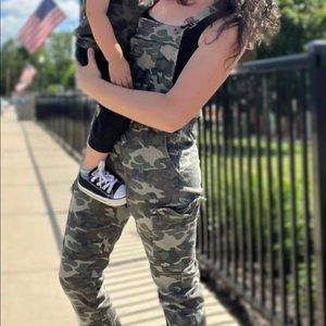 Semi faded camo overalls